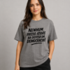 Camiseta Nenhum Passo Atrás na Defesa da Democracia