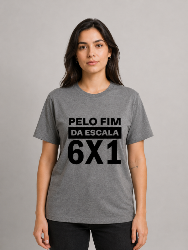 Camiseta Pelo Fim da Escala 6x1 Direitos Trabalhistas