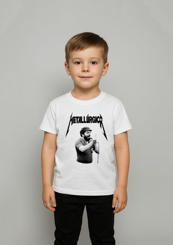 Body Infantil Presidente Lula Metalúrgico Metallica