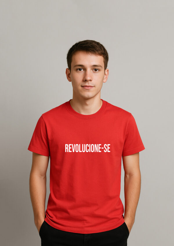 Camiseta Revolucione-se Esquerda Resistência Política Algodão