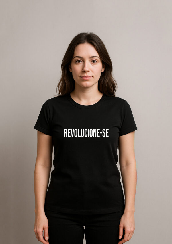 Camiseta Revolucione-se Esquerda Resistência Política Algodão