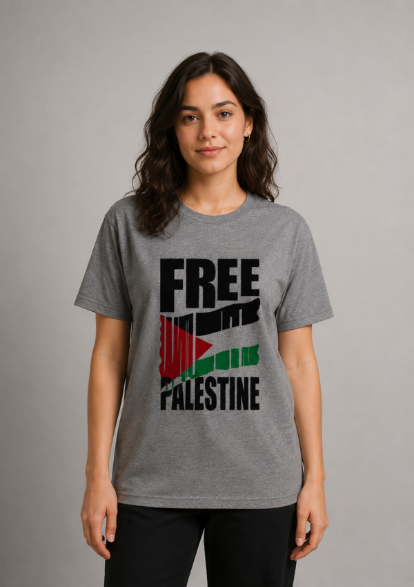 Camiseta Free Palestine Palestina Livre Resistência e Solidariedade