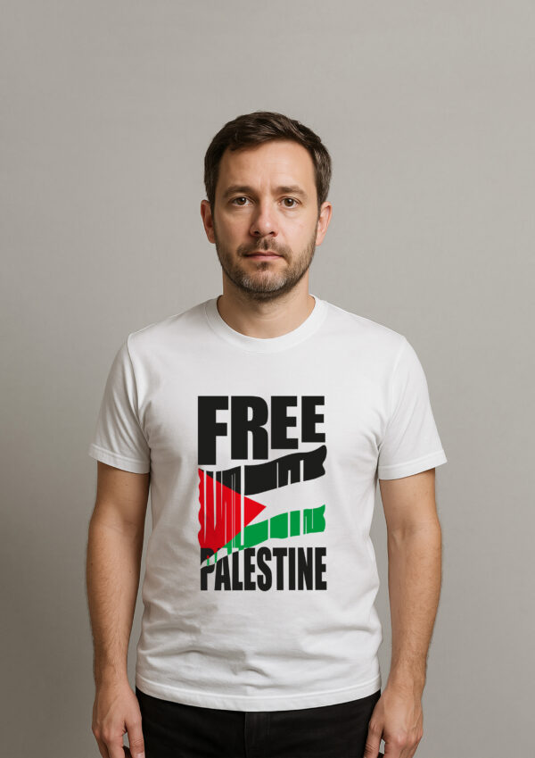 Camiseta Free Palestine Palestina Livre Resistência e Solidariedade