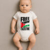 Body Infantil Free Palestine Palestina Livre Resistência e Solidariedade