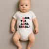 Body Infantil Presidente Lula Lava Tua Alma Brasil