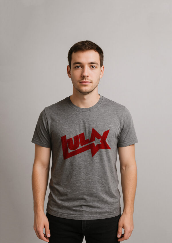 Camiseta Presidente Lula Logo Antigo Estrela Esquerda