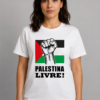 Camiseta Palestina Livre Liberdade Para O Povo