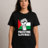 Camiseta Palestina Livre Liberdade Para O Povo Algodão