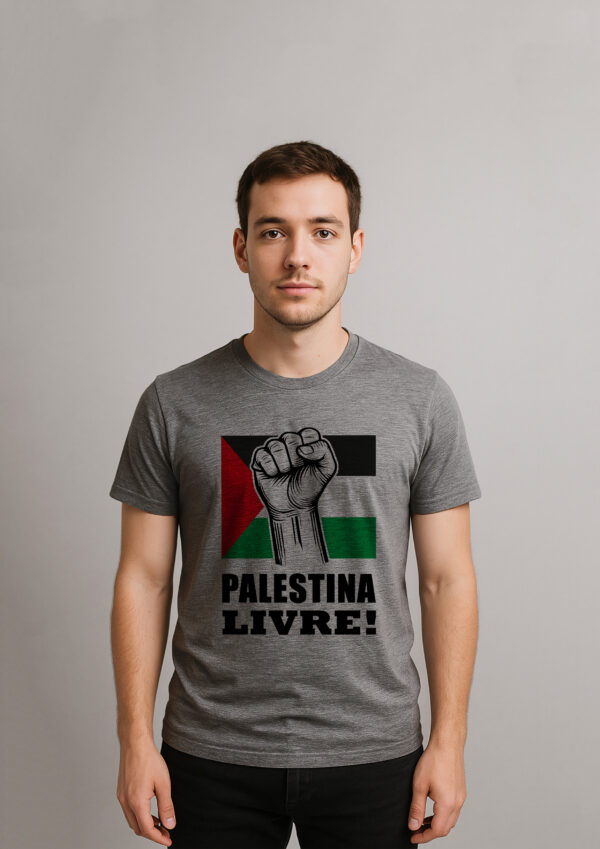 Camiseta Palestina Livre Liberdade Para O Povo