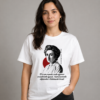 Camiseta Rosa Luxemburgo Por um mundo onde sejamos socialmente iguais humanamente diferentes e totalmente livres