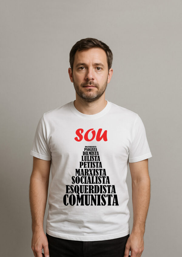 Camiseta Sou Comunista Esquerdista Socialista