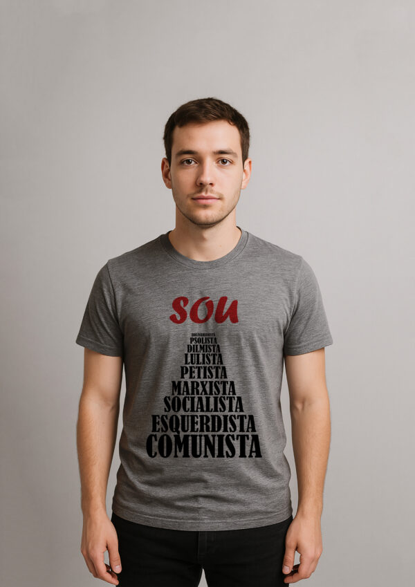 Camiseta Sou Comunista Esquerdista Socialista