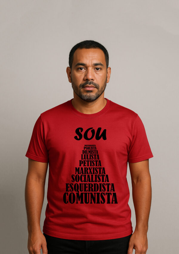 Camiseta Sou Comunista Esquerdista Socialista