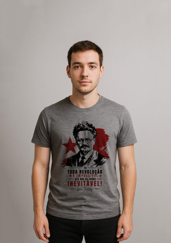 Camiseta Leon Trotsky Toda revolução é impossível até que se torne inevitável