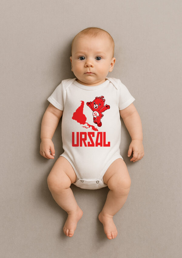 Body Infantil URSAL Ursinho Comunista Meme União das Repúblicas Socialistas da América Latina