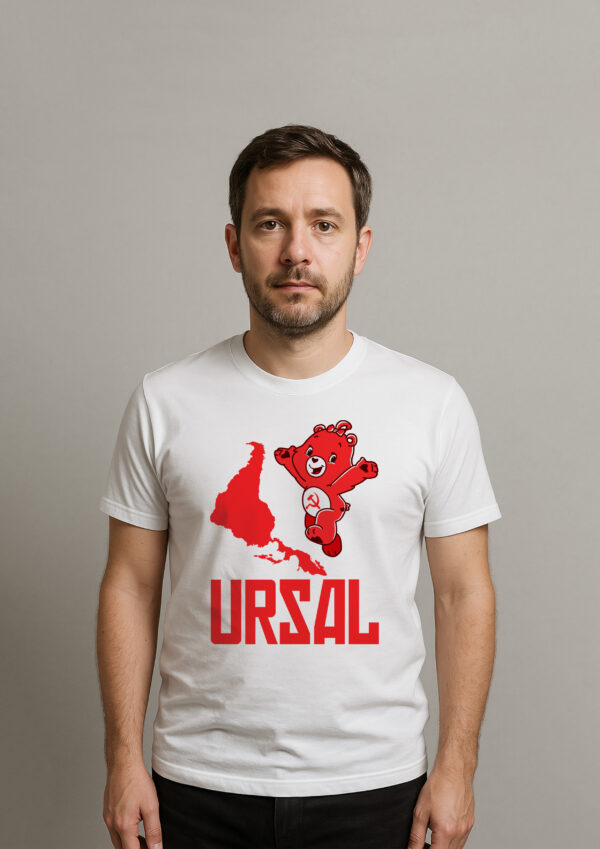 Camiseta URSAL Ursinho Comunista Meme União das Repúblicas Socialistas da América Latina