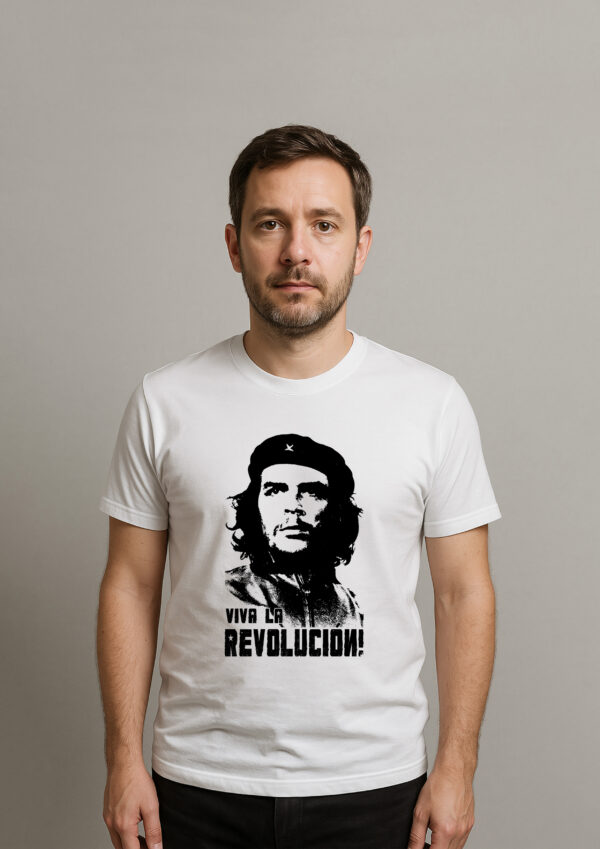 Camiseta Che Guevara Viva La Revolución Esquerda