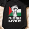palestina-livre-2 Body Infantil Palestina Livre Liberdade Para o Povo Algodão