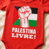 palestina-livre-3 Body Infantil Palestina Livre Liberdade Para o Povo Algodão