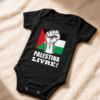 palestina-livre-4 Body Infantil Palestina Livre Liberdade Para o Povo Algodão